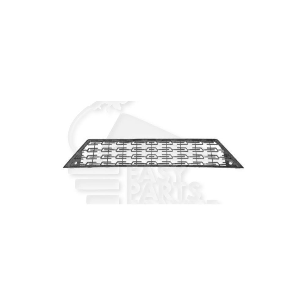 GRILLE CENTRALE DE PARE-CHOC AVANT INFÉRIEUR NOIRE pour SEAT LEON