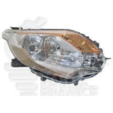 PHARE OPTIQUE DROIT H4 MANUEL FOND CHROME pour MITSUBISHI L200