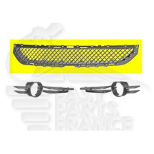 GRILLE DE PARE-CHOC CENTRALE NOIRE pour BMW S3 E46 3 PTES / COUPE