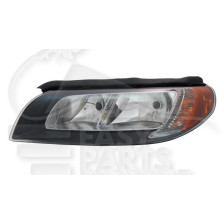 PHARE OPTIQUE DROIT H7+H9 ÉLECTRIQUE AVEC MOTEUR FOND NOIR pour VOLVO V70