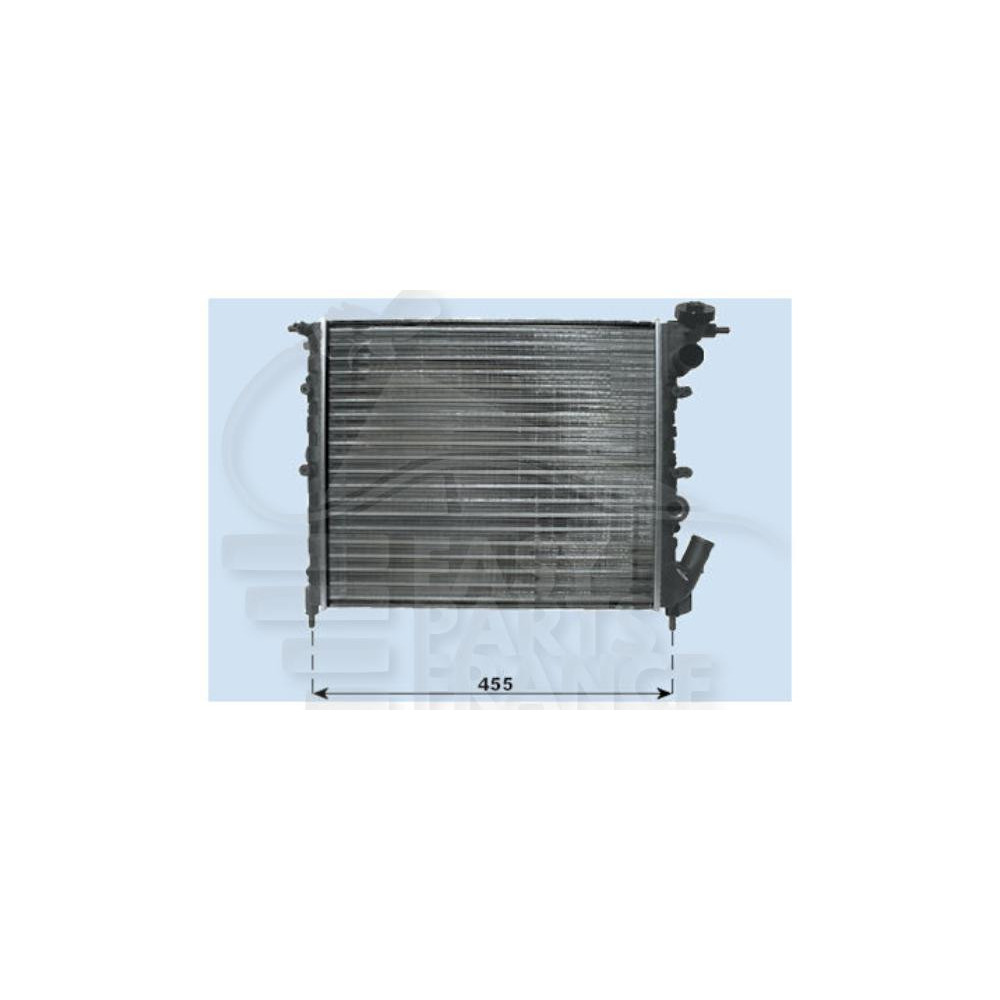 RADIATEUR 1.1 SANS CLIM 390 X 377 X 30 pour RENAULT CLIO