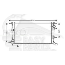 RADIATEUR 2.0 - 1.9/2.0 DCI AVEC OU SANS CLIM pour RENAULT MEGANE