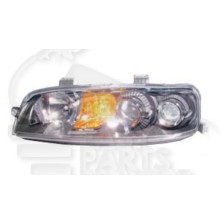 PHARE OPTIQUE GAUCHE H1+H1 ÉLECTRIQUE SANS MOTEUR FOND NOIR pour FIAT PUNTO 5 PORTES
