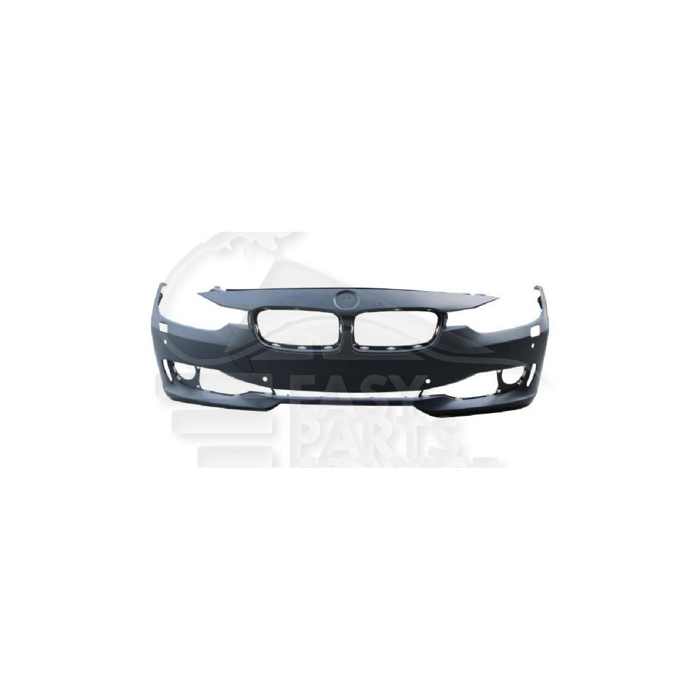 PARE-CHOC AVANT A PEINDRE AVEC PACKONTROL - SANS PARK-ASSIST - AVEC LAVE PHARE - SANS VUE 360°- MODÈLE STANDARD pour BMW S3 F…