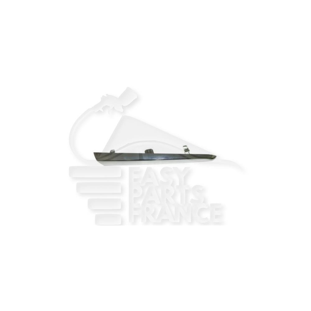 MOULURE DE PARE-CHOC AVANT-DROIT CHROMEE pour TOYOTA YARIS