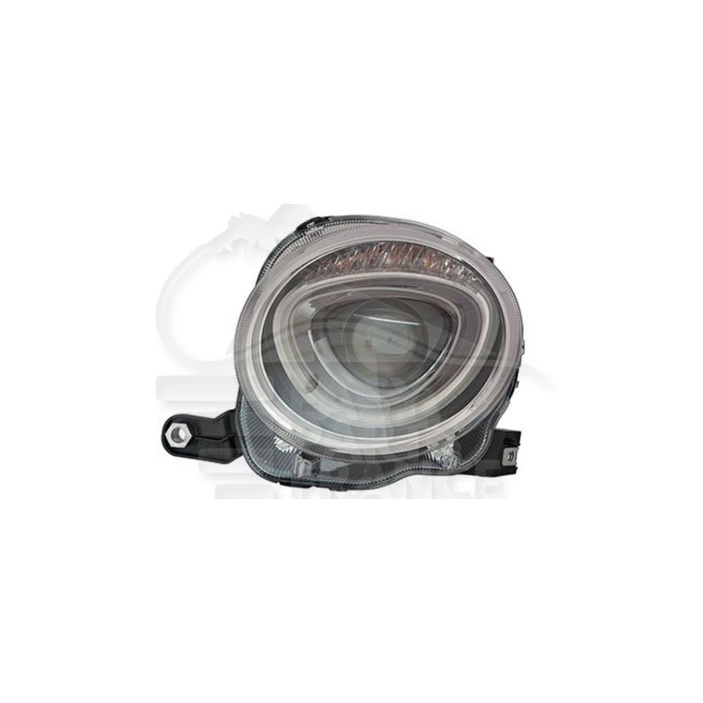 PHARE OPTIQUE DROIT H7 ÉLECTRIQUE AVEC MOTEUR pour FIAT 500