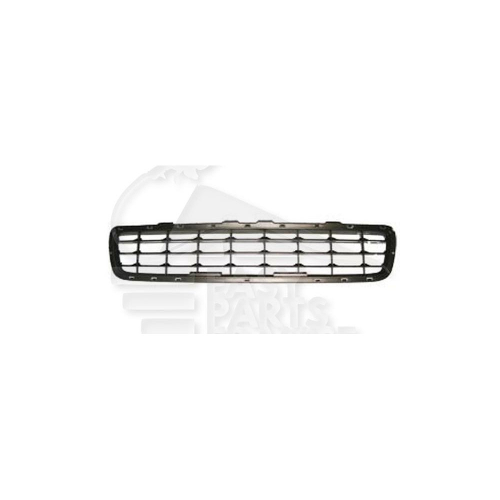 GRILLE DE PARE-CHOC AVANT CENTRALE NOIRE pour FIAT PUNTO 5 PORTES