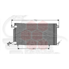 CONDENSEUR 600 X 320 X 20 pour PEUGEOT 306
