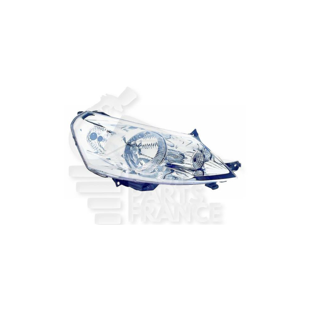 PHARE OPTIQUE DROIT H4 ÉLECTRIQUE AVEC MOTEUR pour CITROEN JUMPY