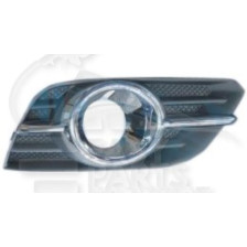 GRILLE DE PC AVD NOIRE A/MOULURE CHROMEE 