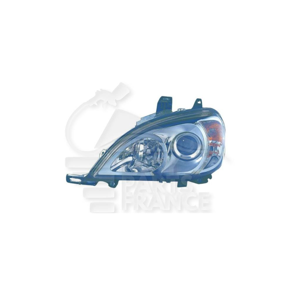 PHARE OPTIQUE GAUCHE H7+H7 ÉLECTRIQUE AVEC MOTEUR pour MERCEDES CLASSE ML - W163