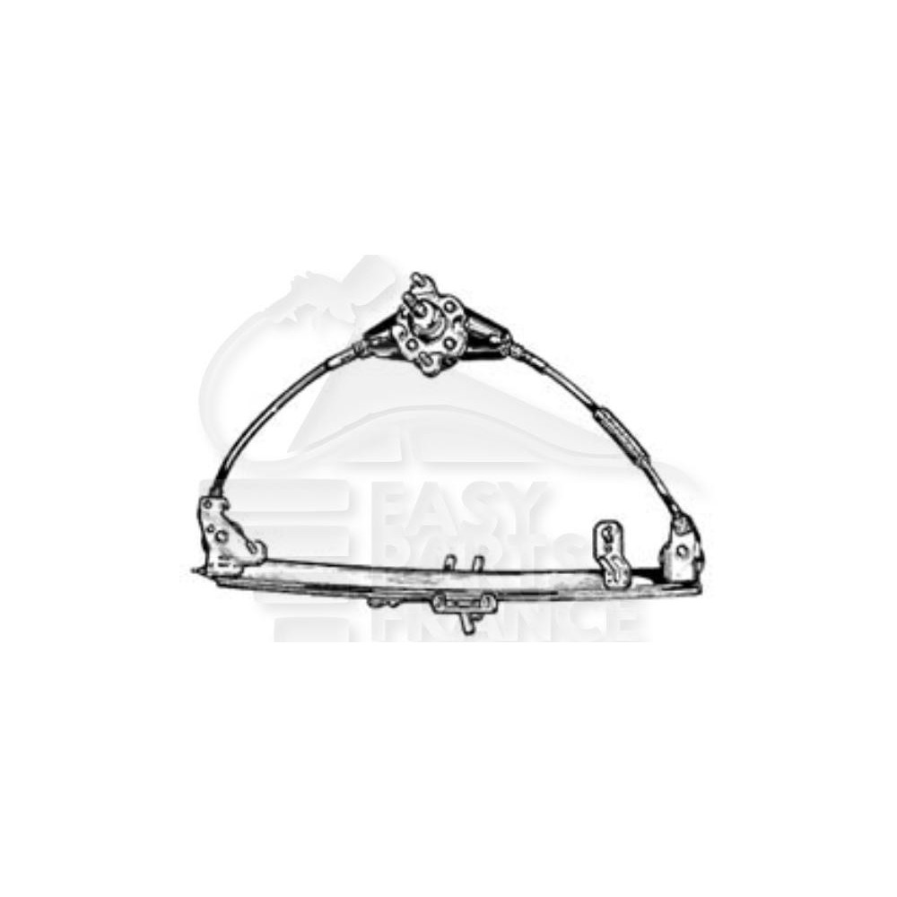 LEVE VITRE AVANT-DROIT MANUEL pour FIAT PUNTO 5 PORTES