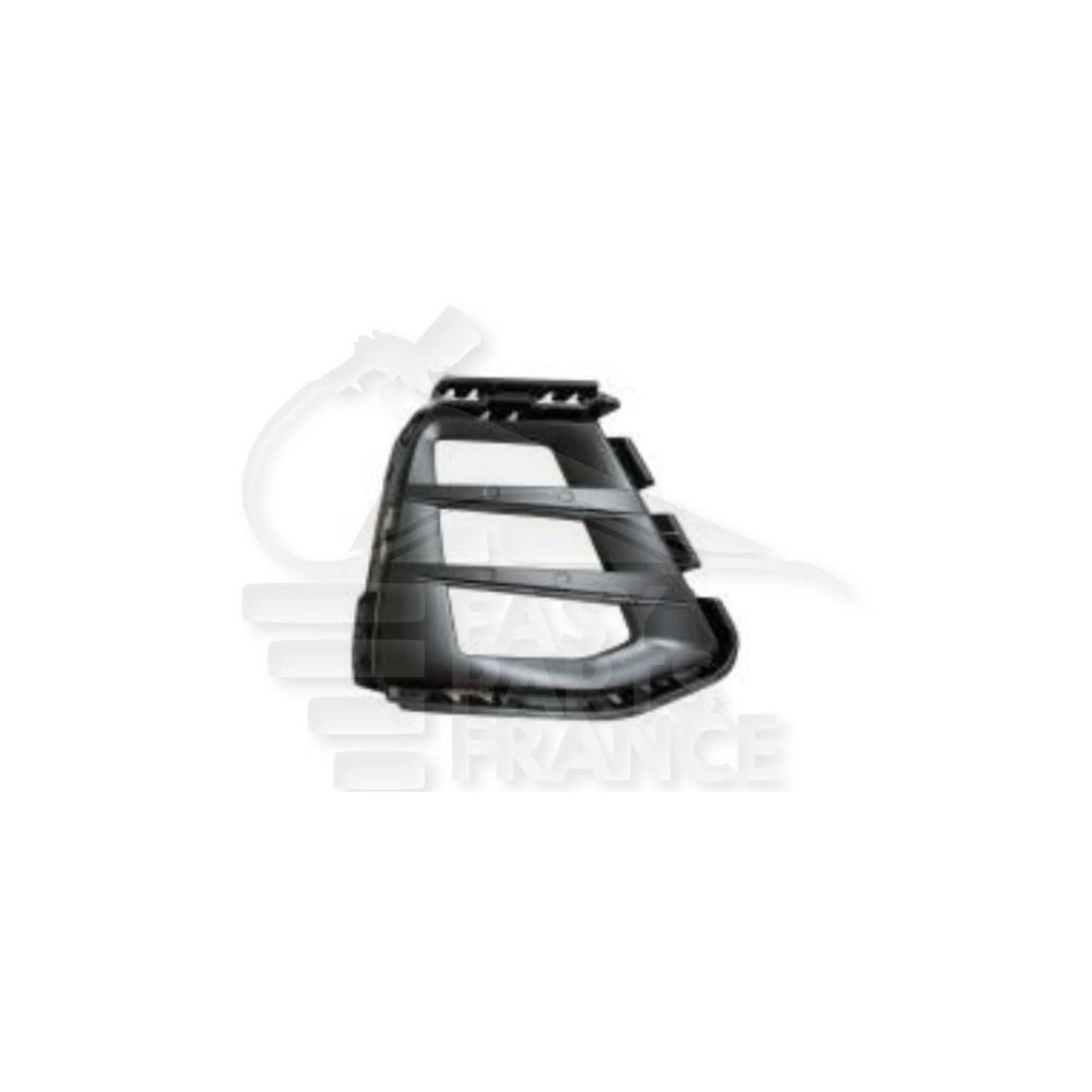 GRILLE DE PARE-CHOC AVANT-DROIT AVEC EMPLACEMENT ANTI-BROUILLARD NOIRE pour VOLKSWAGEN GOLF