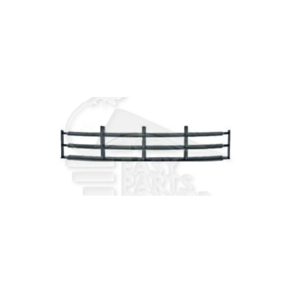 GRILLE CENTRALE DE PARE-CHOC AVANT NOIRE pour SKODA ROOMSTER