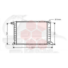 RADIATEUR 2.5 DI  97 → 535 X 360 X 42 pour FORD TRANSIT