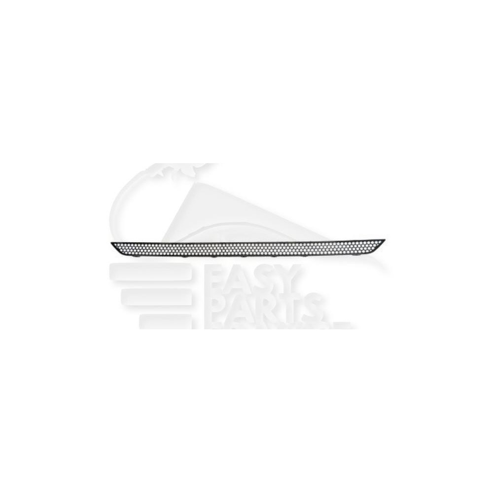 GRILLE DE PARE-CHOC AVANT CENTRALE NOIRE pour MERCEDES CLASSE ML - W163