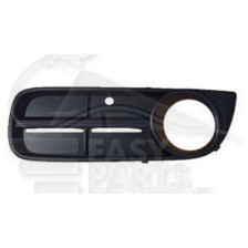 GRILLE DE PARE-CHOC AVANT-GAUCHE NOIRE AVEC EMPLACEMENT ANTI-BROUILLARD pour SKODA FABIA