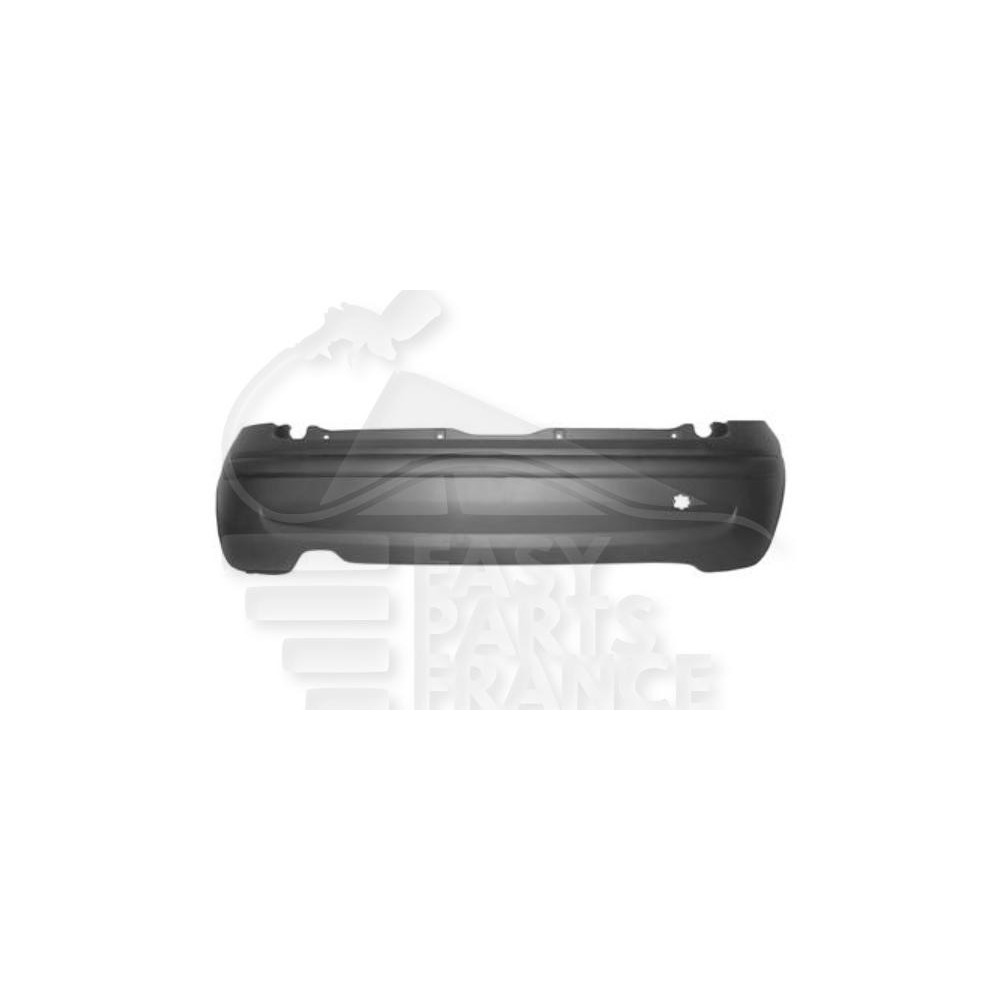 PARE-CHOC ARRIÈRE NOIR pour FIAT PANDA