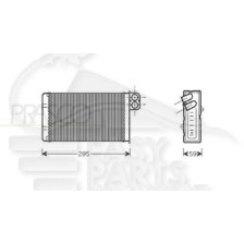 RADIATEUR DE CHAUFFAGE TOUS TYPES pour PEUGEOT 406