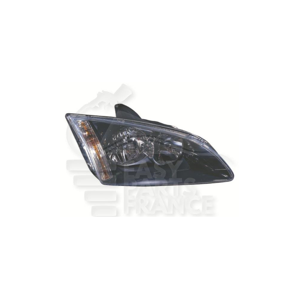 PHARE OPTIQUE DROIT H1+H7 ÉLECTRIQUE SANS MOTEUR FOND NOIR pour FORD FOCUS