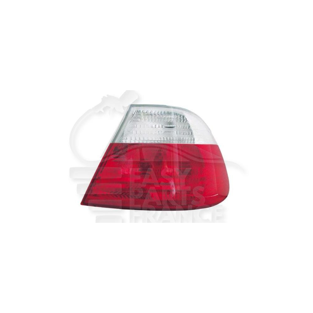 FEU ARRIÈRE-DROIT BLANC/ROUGE EXTÉRIEUR pour BMW S3 E46 3 PTES / COUPE