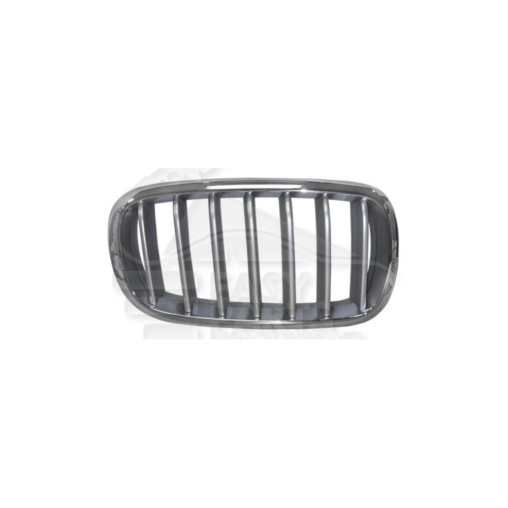 GRILLE DE CALANDRE DROIT CHROMEE/TITANIUM pour BMW X6