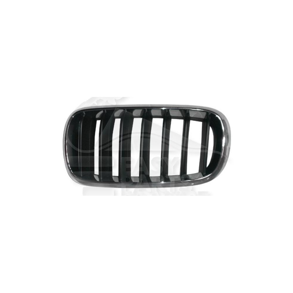 GRILLE DE CALANDRE GAUCHE CHROMEE/NOIRE pour BMW X6