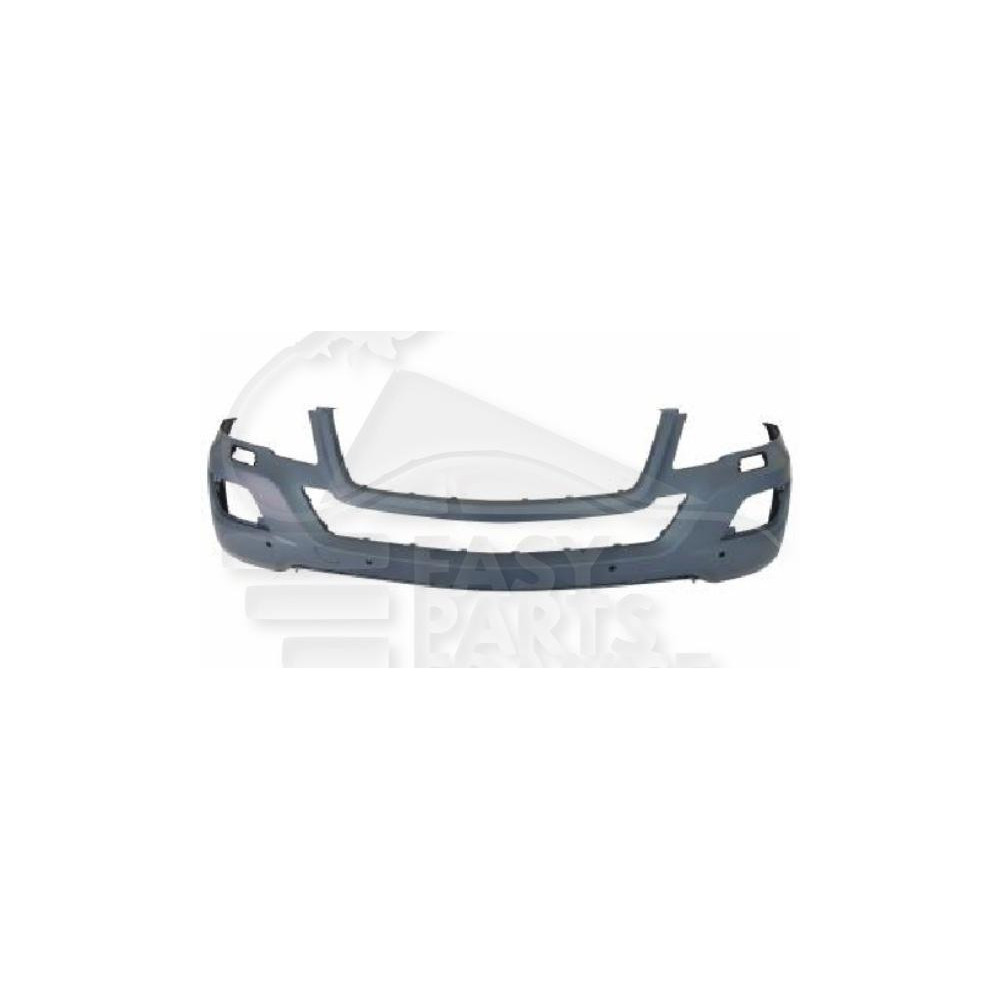 PARE-CHOC AVANT A PEINDRE AVEC LAVE PHARE AVEC PACKONTROL SAUF MODÈLE AMG pour MERCEDES CLASSE ML - W164