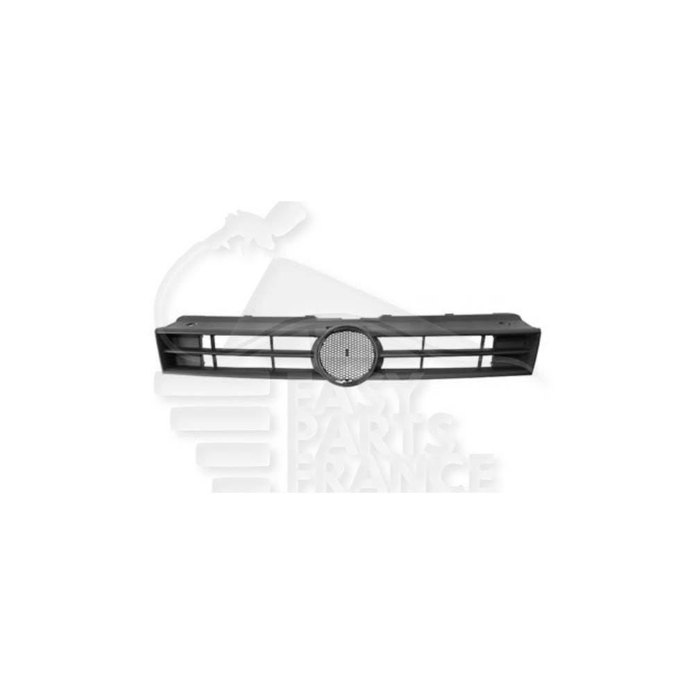 GRILLE DE CALANDRE NOIRE AVEC MOULURE CHROMEE pour VOLKSWAGEN POLO