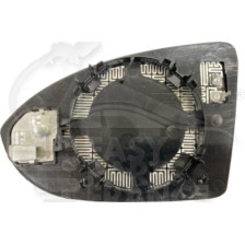 GLACE DE RÉTROVISEUR DROIT CHAUFFANT & DÉTECT. ANGLE MORT pour VOLKSWAGEN GOLF