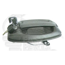 POIGNEE DE PORTE ARRIÈRE NOIRE AVEC CLES pour PEUGEOT BOXER