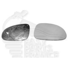 GLACE DE RÉTROVISEUR GAUCHE CHAUFFANT ASPHERIQUE pour VOLKSWAGEN GOLF