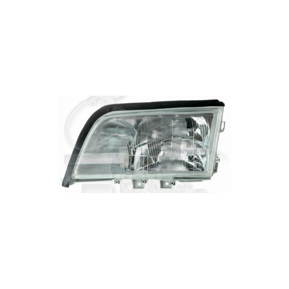 PHARE OPTIQUE GAUCHE H7+H1+H1 PNEUMATIQUE - 09/96 → pour MERCEDES CLASSE C - W202