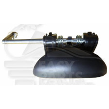 POIGNÉE PORTE EXTÉRIEUR AVANT-DROIT NOIRE pour PEUGEOT 206