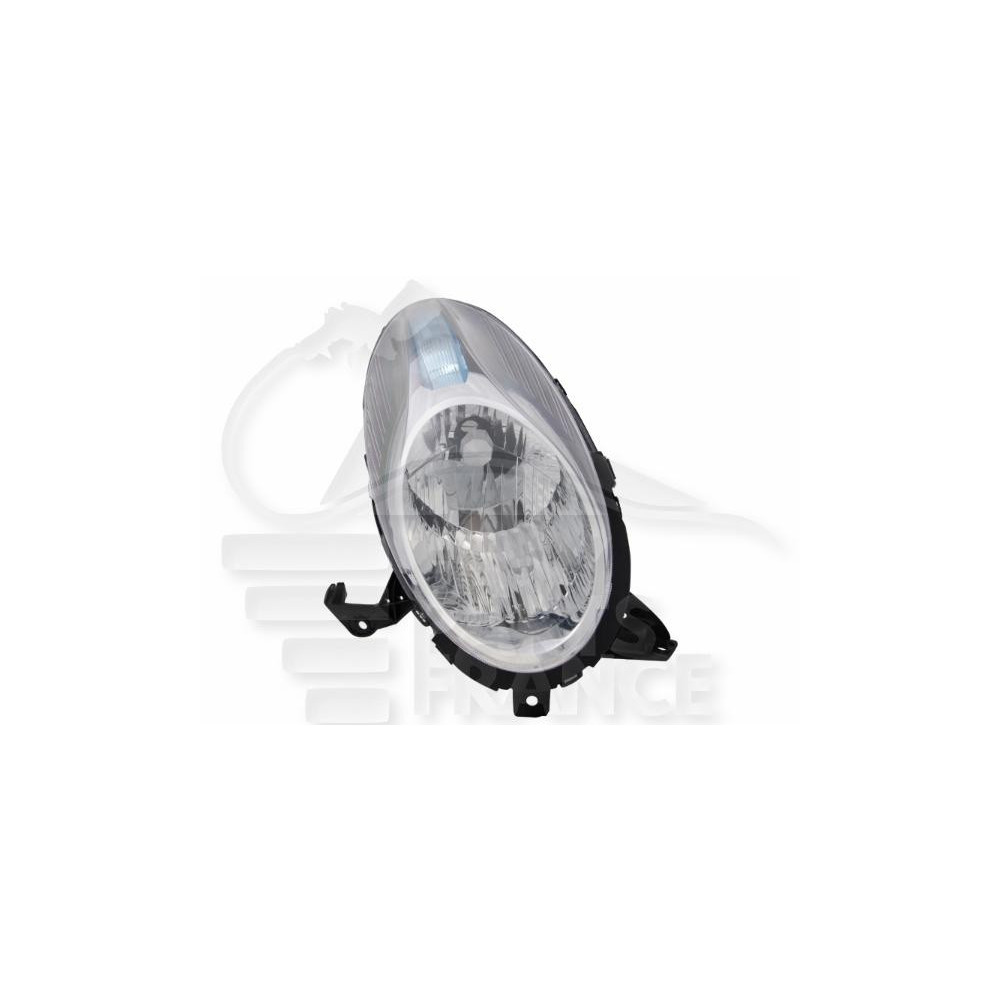 PHARE OPTIQUE DROIT H4 ÉLECTRIQUE SANS MOTEUR - 11/07 → pour NISSAN MICRA