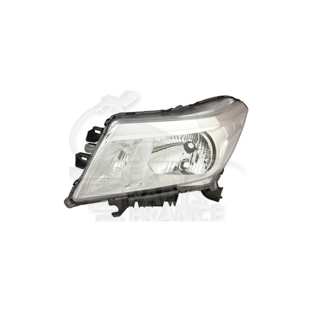 PHARE OPTIQUE GAUCHE H4 MANUEL OU ÉLECTRIQUE pour NISSAN NAVARA
