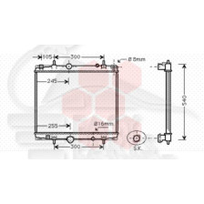 RADIATEUR 2.2 16V 465 X 563 X 27 pour CITROEN C8