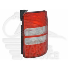 FEU ARRIÈRE-DROIT ROUGE/BLANC - 2 PORTES pour VOLKSWAGEN CADDY