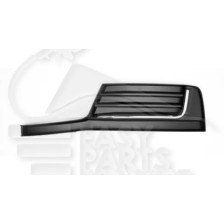 GRILLE DE PC AVG NOIRE A/MOULURE CHROMEE 