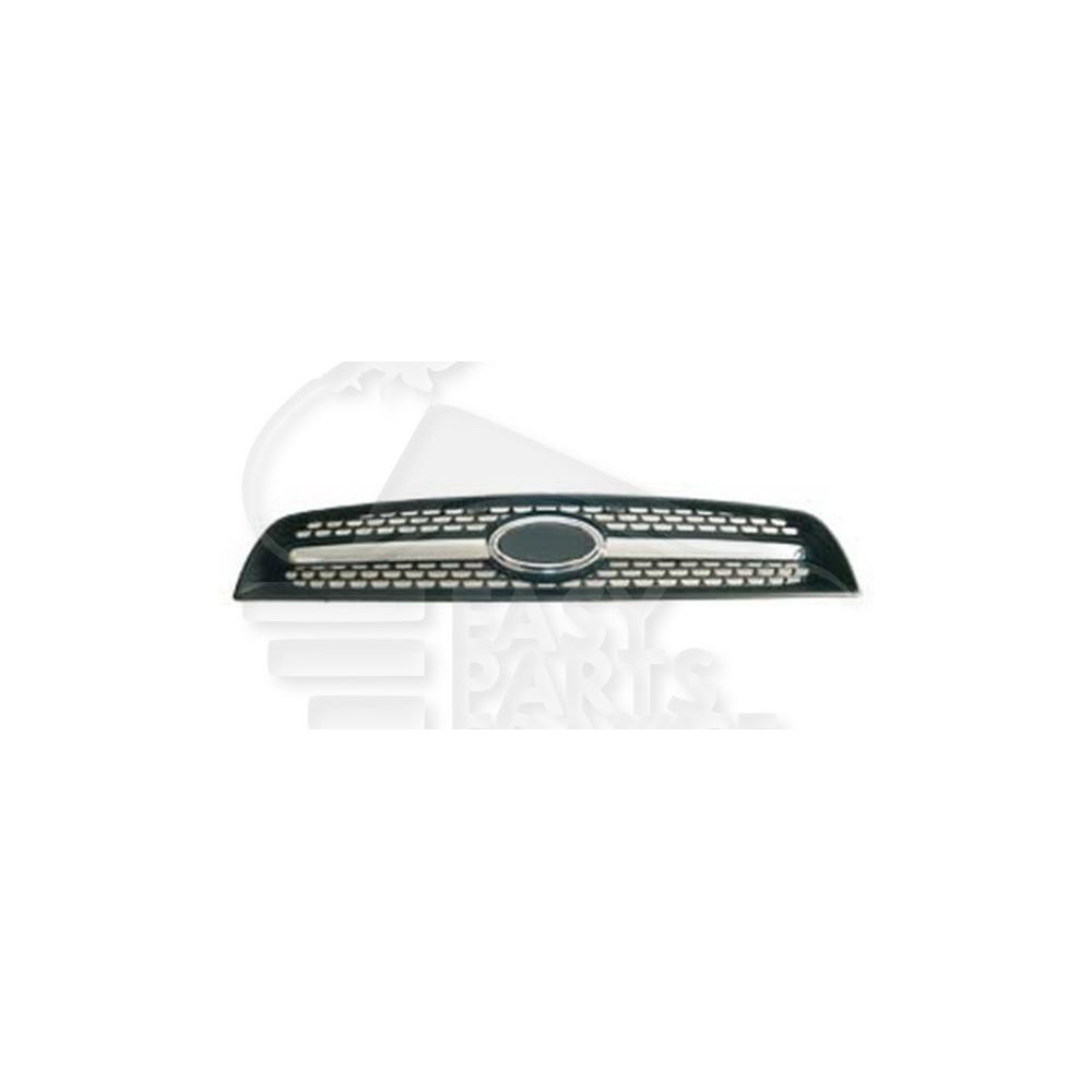GRILLE DE CALANDRE NOIRE/CHROMEE pour KIA CARENS