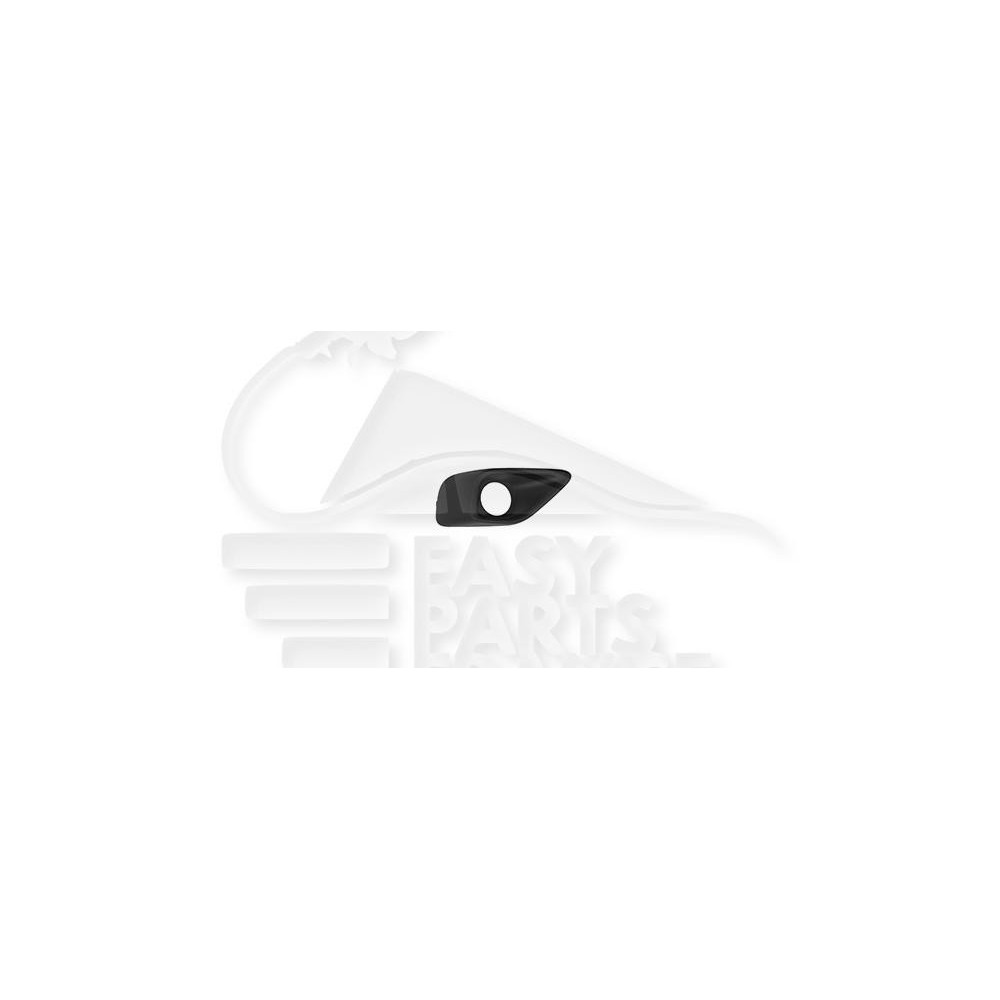 GRILLE DE PARE-CHOC AVANT-DROIT NOIRE AVEC EMPLACEMENT ANTI-BROUILLARD pour FIAT DOBLO