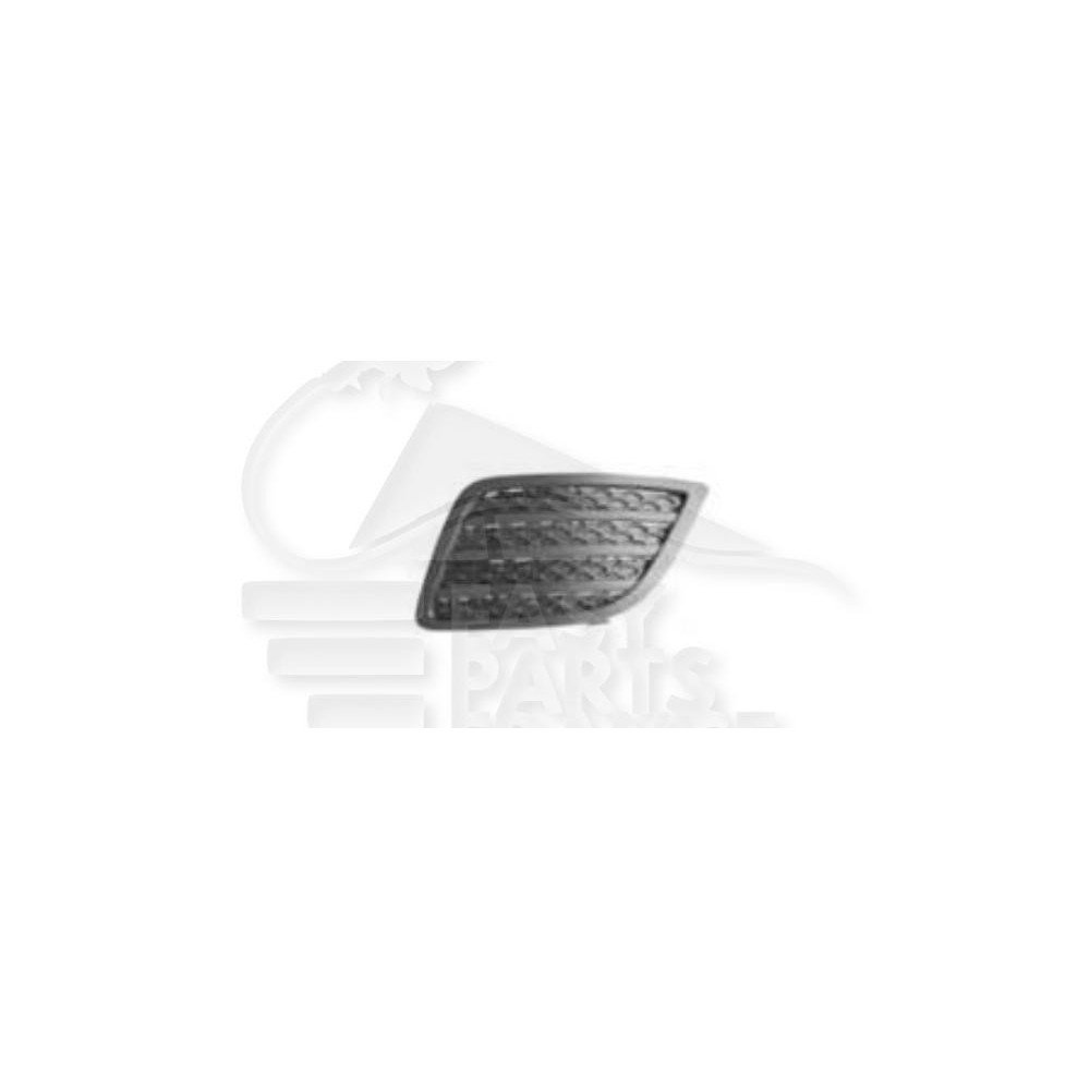 GRILLE DE PARE-CHOC AVANT-GAUCHE NOIRE pour FORD FIESTA