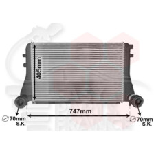 ECHANGEUR 1.4I 16 V TSI - 2.0 FSI/2.0 TDI 615 X 410 X 32 pour VOLKSWAGEN EOS