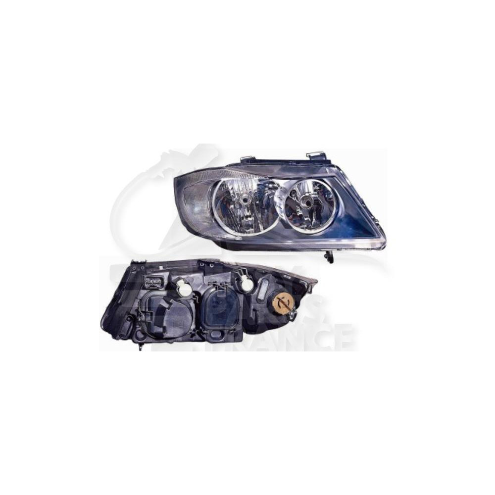 PHARE OPTIQUE DROIT H7+H7 ÉLECTRIQUE AVEC MOTEUR MODÈLE VALEO pour BMW S3 E90
