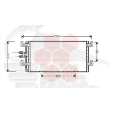 CONDENSEUR  TT TYPES 680 X 310 X 25  