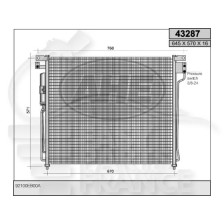 CONDENSEUR TOUS TYPES pour NISSAN NAVARA