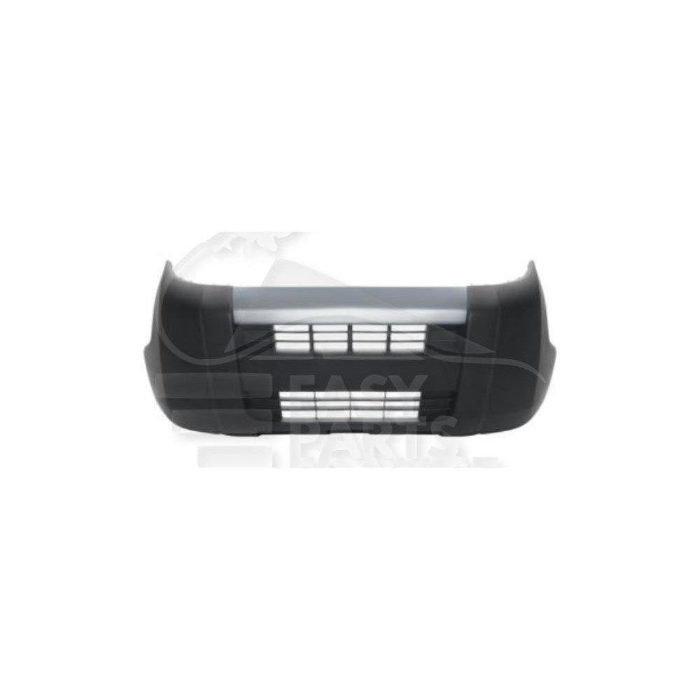 PARE-CHOC AVANT NOIR AVEC BANDE ARGENT - MODÈLE . VAN pour CITROEN NEMO