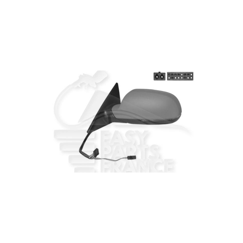 RÉTROVISEUR GAUCHE ÉLECTRIQUE A PEINDRE 10 PINS pour AUDI A5