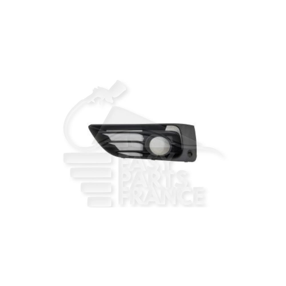 GRILLE DE PARE-CHOC AVANT-GAUCHE NOIRE AVEC EMPLACEMENT ANTI-BROUILLARD AVEC PACKONTROL MODÈLE 214D,218D pour BMW S2