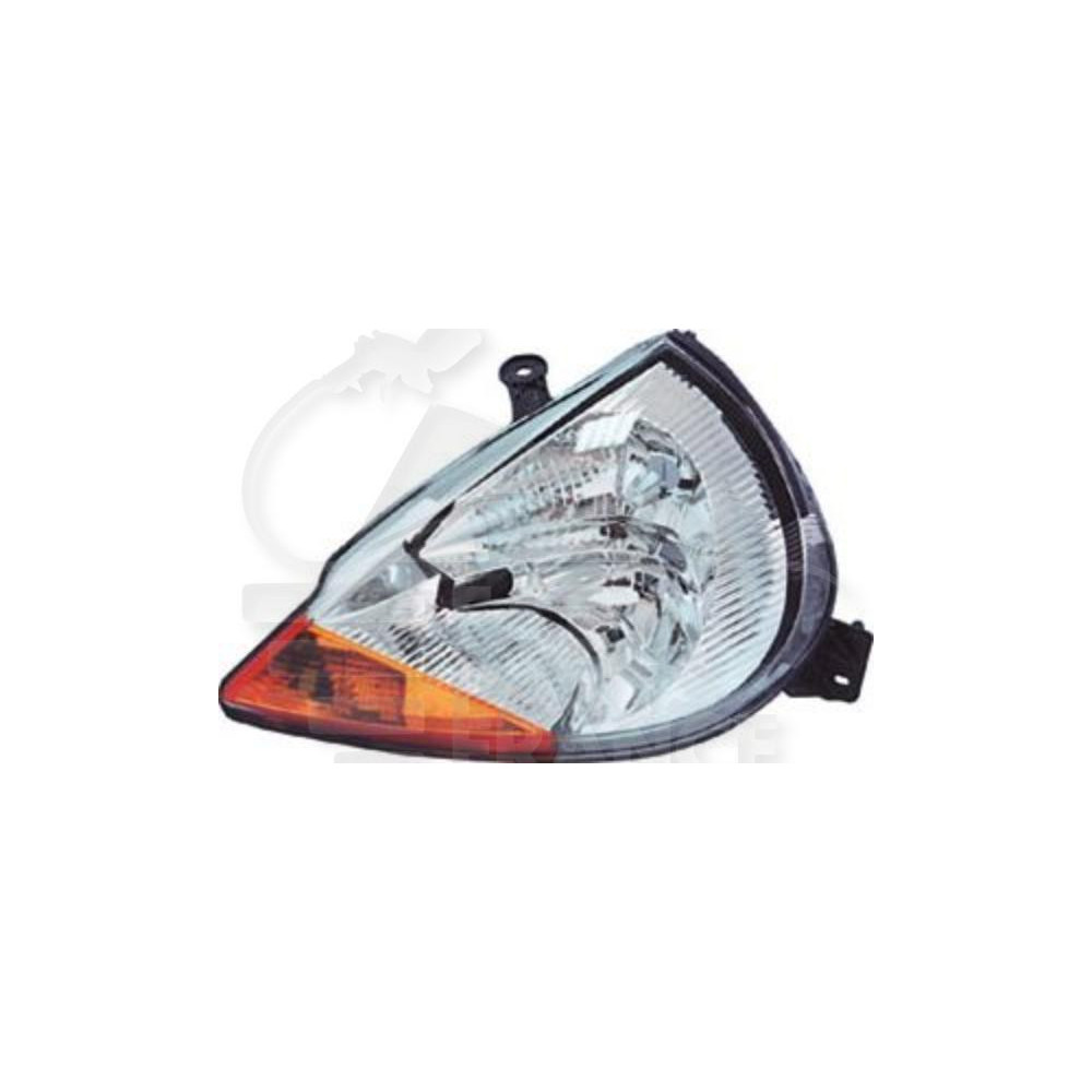 PHARE OPTIQUE GAUCHE H7+H1 ÉLECTRIQUE SANS MOTEUR FEU OR pour FORD KA